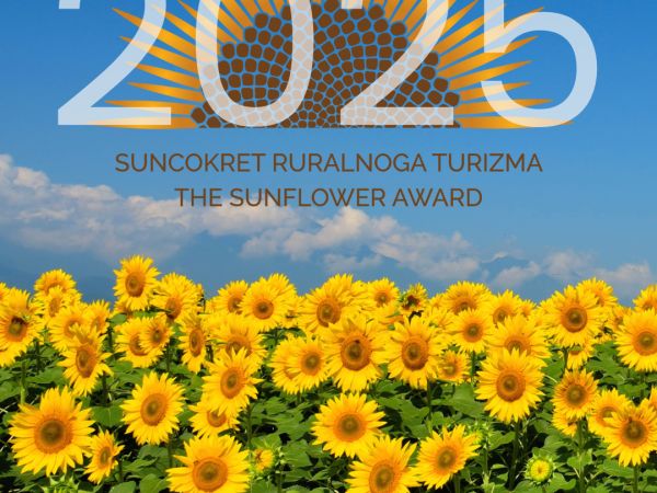 Otvoren natječaj za SUNCOKRET ruralnoga turizma – The Sunflower Award 2025. Otvoren natječaj za SUNCOKRET ruralnoga turizma – The Sunflower Award 2025.